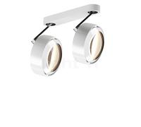 Occhio Più Alto 3d Doppio Volt S40 Faretto LED 2 fuochi, testa bianco lucido/rosone bianco opaco/copertura bianco - 2.700 K