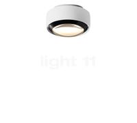 Occhio Più Alto V Volt S100 Lampada da soffitto LED, testa bianco opaco/rosone bianco opaco/copertura nero - 3.000 K