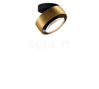 Occhio Più Alto Volt S100 Lampada da soffitto LED, testa bronzo/rosone nero opaco/copertura nero - 3.000 K