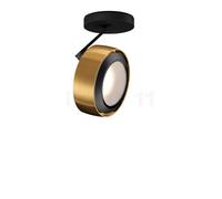 Occhio Più R Alto 3d Volt B Faretto LED, testa bronzo/rosone nero opaco/copertura nero opaco - 2.700 K