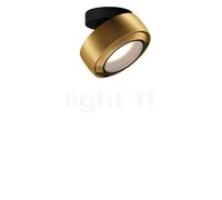Occhio Più R Alto Volt C100 Lampada da soffitto LED, testa bronzo/rosone nero opaco/copertura bronzo - 3.000 K