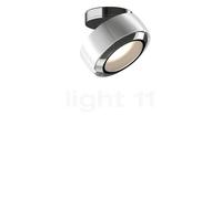 Occhio Più R Alto Volt S80 Lampada da soffitto LED, testa bianco lucido/rosone cromo lucido/copertura cromo lucido - 2.700 K