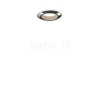 Occhio Più R Piano V Edge Volt C100 Faretto da incasso LED, testa cromo lucido/copertura bianco opaco - 3.000 K