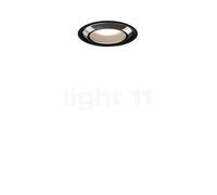 Occhio Più R Piano V Edge Volt C80 Faretto da incasso LED, testa cromo lucido/copertura nero opaco - 2.700 K