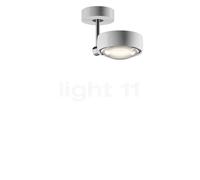 Occhio Sento Faro 10 Up E Lampada da soffitto LED, testa bianco lucido/corpo cromo lucido/rosone bianco lucido - 3.000 K - Occhio Air