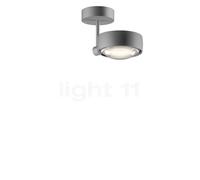 Occhio Sento Faro 10 Up E Lampada da soffitto LED, testa cromo opaco/corpo cromo opaco/rosone cromo opaco - 3.000 K