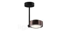 Occhio Sento Faro 20 Up D Lampada da soffitto LED, testa phantom/corpo nero opaco/rosone nero opaco - 2.700 K - Occhio Air