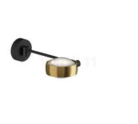 Occhio Sento Letto 30 Up D Lampada da parete LED destra, testa bronzo/corpo nero opaco/fissaggio nero opaco - 2.700 K - Occhio Air
