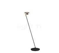 Occhio Sento Lettura 125 E Lampada da terra LED destra, testa dorato opaco/corpo nero opaco - 2.700 K