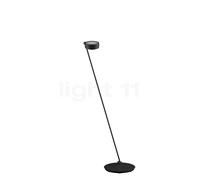 Occhio Sento Lettura 125 E Lampada da terra LED destra, testa nera opaca/corpo nero opaco - 2.700 K - Occhio Air