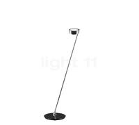 Occhio Sento Lettura 125 E Lampada da terra LED sinistra, testa cromo lucido/corpo cromo lucido - 3.000 K
