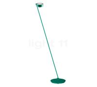 Occhio Sento Lettura 160 E Lampada da terra LED destra, testa verde vivace/corpo verde vivace - 2.700 K - Occhio Air