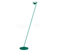 Occhio Sento Lettura 160 E Lampada da terra LED sinistra, testa verde vivace/corpo verde vivace - 2.700 K - Occhio Air