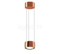 Occhio Sento Sospeso Var Up D Lampada a sospensione LED, oro rosa - 3.000 K - Occhio Air
