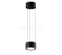 Occhio Sento Sospeso Var Up E Lampada a sospensione LED, nero opaco - 3.000 K - Occhio Air