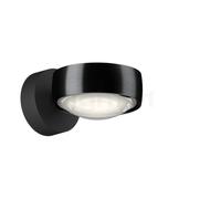 Occhio Sento Verticale Up E Lampada da parete LED ruotabile, testa black phantom/fissaggio nero opaco - 2.700 K - Occhio Air