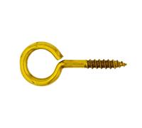 Occhiolo chiuso per legno ottone 4x30x14 mm 3 pz Ottone