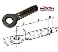 OCCHIONE GIREVOLE GANCIO PER TIMONE CARRELLO MAX KG 6000 OMOLOGATO CAT E