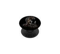 Occidentale Diamondback serpente a sonagli faccia rettile fauna selvatica serpente PopSockets PopGrip Adesivo