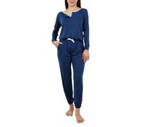 OCCIENTEC Set di Pigiama da Donna in Due Pezzi, Biancheria da Notte Con Pantaloni Lunghi, Casual per Sport e Il Tempo Libero