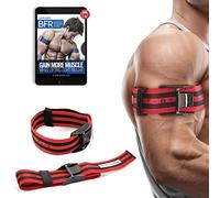 Occlusion training Bands by Bfr Bands Pro X Model, 2 Pack, Blood Flow Restriction Bands con research-backed 5,1 cm larghezza - pull a stringere + sgancio rapido fibbia + Pinch free