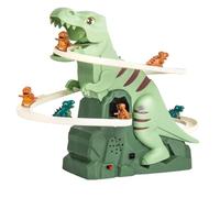 OCCOUMR Taekooki Dino Slide, Dino Climbing Slide Toy with Lights and Music,Dinosaur Roller Coaster Toy, New Dino Slide Toy, Dinosaur Climbing Slide Toy for Toddler and Kids