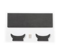 Occre 19161 - Pedana espositiva nera completa in legno per modelli 380 x 120 mm