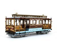 OcCre 53007 - San Francisco tram - wooden-metal model kit, scale 1:24