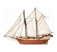 OcCre Albatros Schooner Modello Nave Kit 1:100 In Legno, 57cm Lunghezza