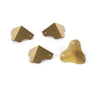 Ref: 19136 Set di 4 pezzi angolari in ottone per costruire una vetrina per esporre il tuo modello.