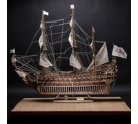 Occre Soleil Royal Modello di Nave in Edizione Limitata e Numerata, Scala 1/70, 102,2x43x87cm, Quercia e Mogano, 10.915 Pezzi-codice PR002