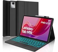 Occtingkind Cover Lenovo Tab M11 2024, Custodia con Tastiera Retroilluminata 7 Colori e Touchpad, Tastiera Bluetooth Italiana per Lenovo Tab M11 TB330FU/TB300FC 11 Pollici, USB-C, Nero