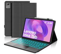 Occtingkind Tastiera e Cover per Lenovo Idea Tab 11 (2025), Tab M11 (2024) & Motorola Moto Pad (2026), Layout Italiano, Retroilluminazione 7 Colori, con Touchpad, Bluetooth 5.0, Nero
