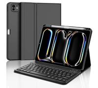 Occtingkind Tastiera iPad Pro 11 2024/2025, Custodia con Tastiera Bluetooth per iPad Pro 11" M4/M5 (A2836/A2837/A3006/A335x), Cover Slim Magnetica Italiana, USB-C, Nero - Senza Retroilluminazione