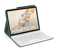 Occtingkind, Tastiera per Honor X9a Custodia con Tastiera per Honor Pad X9a 11.5 Pollici 2025, Tastiera Bluetooth Magnetica Rimovibile per Honor Pad X9a 2025, Layout Tedesco QWERTZ, USB C, Verde Scuro