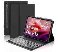 Occtingkind Tastiera Retroilluminata per Lenovo Tab P12 2023 - Custodia con Tastiera Bluetooth Multicolore per Lenovo Tab P12 TB370FU, Layout Italiano, USB C, Senza Touchpad, Nero
