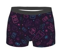 Occult And Witchy Tarot Cards Boxer Elasticizzato Seamless Uomo Pantaloncini Boxer retrò Trunks per Uomini Sportivi L'Uso Quotidiano XL