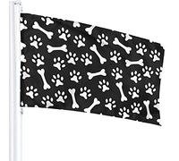 Occult Sign Skull Goat In The Pentagram Flag 3x5 Ft Outdoor Double Sided 100% Polyester Duty Durable Flags With Preset Hole For Home Office Garden Holiday Decorations