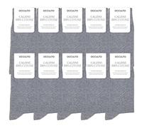 Occulto calze uomo 100% cotone pacco da 10-20 (modello: Ingo) 39-42 10 Paia | Grigio