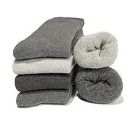 Occulto calzini inverno uomo pacco da 6 (modello: Bille) grigio mix 47-50