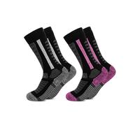 Occulto Calzino sportivo 'Ski Charlie' grigio / rosa / nero Bambini Occulto 27-30