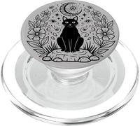Occulto Celeste Felino Pagano Strega Gatto Luna PopSockets PopGrip per MagSafe
