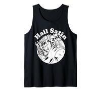Occulto Gotico Hail Satan Satanic Bafometto Satin Goth Canotta