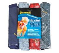 Occunomix 940-BDN Miracool - Bandana rinfrescante, colore: Blu denim, Pack of 100, Assorted Colors, 100