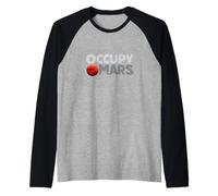 Occupare Marte Space Explorer Pianeta Astronomia Astronauta Maglia con Maniche Raglan