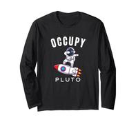 Occupare Plutone Dabbing Spazio Astronauta Maglia a Manica