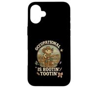 Occupational Is Rootin’ Tootin’ Cowboy Axolotl Western Custodia per iPhone 16 Plus