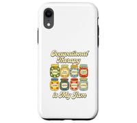 Occupational Therapy Is My Jam Cute OT Jars Graphic Custodia per iPhone XR