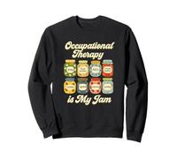 Occupational Therapy Is My Jam Cute OT Jars Graphic Felpa