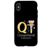 Occupational Therapy Watercolor OT Tools Graphic Custodia per iPhone X/XS